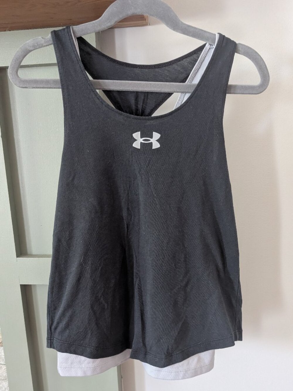 Under Armour Layered Racerback Tank - EUC - Size YS